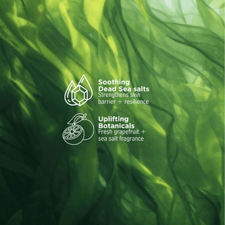 Fragranced with Sea Magik's signature sea salt and grapefruit scent.