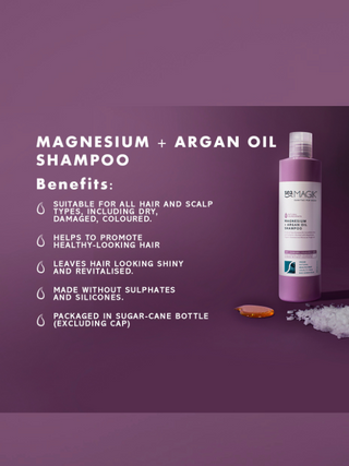 Magnesium + Argan Shampoo 300ml