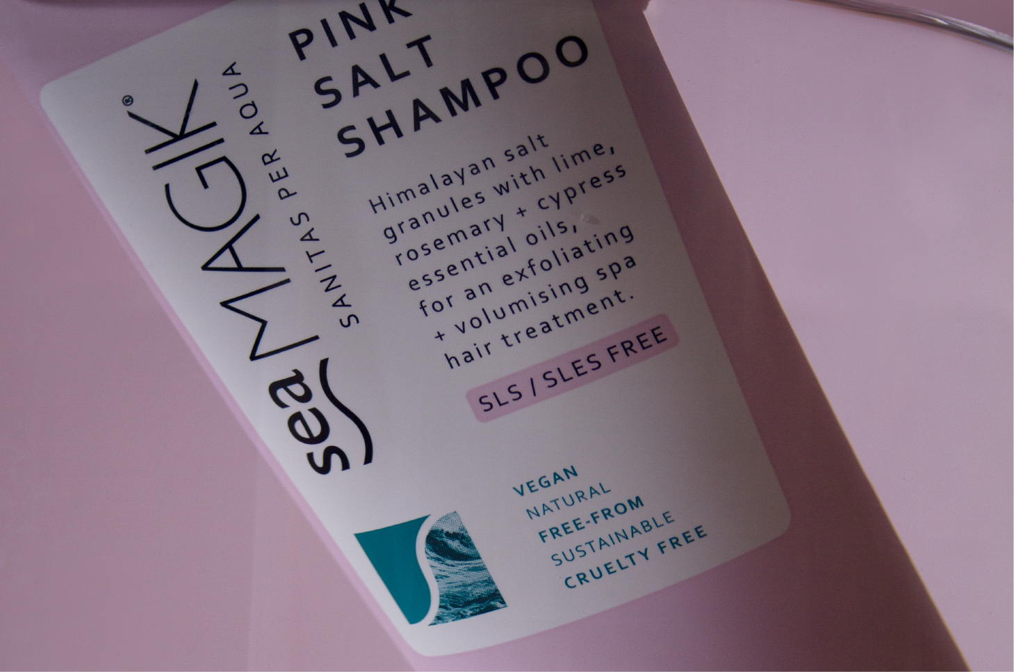 SEA MAGIK Magnesium + Argan Shampoo – Beruhigendes Shampoo Mit Bio-Algen Für Glänzendes, Gesundes Haar